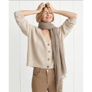 Jenni Kayne Cardigan Women’s XXS cashmere cropped sweater minimalist classic